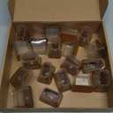 20Pcs Chair Leg Floor Protectors Rectangle for Hardwood Floors Silicone Caps Covers Felt Furniture Pads Clear Chair Sliders, Protect The Floor from Scratches(Fit Perimeter 3-3/4'' to 4-7/8'')