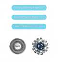 SH71/52 Replacement Heads for Philips Norelco Shaver Series 7000 and 5000,Compatible with noreclo Shaver, Blades for S5531 S5532 S5535 S7732 S7735 S7782 S783,6Pack