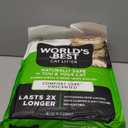 WORLD'S BEST CAT LITTER Comfort Care Unscented 15-Pounds - Natural Ingredients, Quick Clumping, Flushable, 99% Dust Free & Made in USA - Long-Lasting Odor Control & Easy Scooping