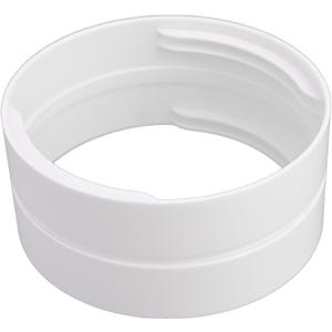 Mobile Air Conditioning Accessories Exhaust Duct Butt Connector 130mm 150mm Portable AC Hose Extender ABS Plastic Threaded Coupling White Universal-Fit(130mm)