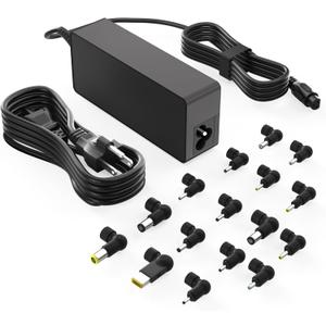 90W Universal AC Adapter Laptop Charger Compatible with Dell HP Acer Asus Lenovo IBM Toshiba Samsung Sony Fujitsu Gateway Notebook Ultrabook Chromebook Power Cord with 16 Tips