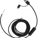 Endoscope, Industrial Borescope 3.9mm Lens Type C USB Snake Camera, High Definition Inspection Camera (5m Cord)