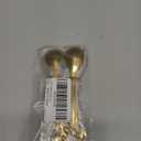 INPROPEXT 10Pcs Gold Coffee Spoons Set, 4.72inch Leaf Mini Espresso Tea Stir Spoon for Coffee Bar Charcuterie Board, Stainless Steel Small Dessert Demitasse Spoons for Sugar, Ice Cream, Cake (Slim)