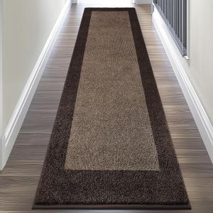 Machine Washable Kitchen Rug 24" x 96", Non Slip Kitchen Mat for Floor, Absorbent Entrance Runner Rug for Bedroom, Hallway, Bathroom, Door (Roll Packing)