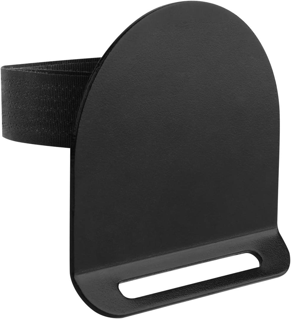 Xxerciz Golf Bag Metal Landing Pad for Magnetic Golf Accessories and Gears Like Magnetic Rangefinder, Magnetic Golf Towels Strap Clip Golf Bag Accessories with Two Hook and Loop Straps