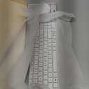 Logitech MK470 Slim Wireless Keyboard and Mouse Combo - Modern Compact Layout, Ultra Quiet, 2.4 GHz USB Receiver, Plug n' Play Connectivity, Compatible with Windows - Off White