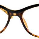 PASTL Clear Lens Glasses With Bifocal Reading Lens Womens Rectangular Cateye (Tortoise, 1.75)
