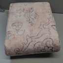 Machine Washable Rugs Nursery Rug 5x7 Cute Girl Non Slip Low Pile Water Repellent Soft Print Pattern for Bedroom Indoor Decor Kids Playroom Pink