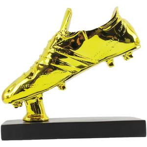 Golden Boot Trophy SoccerBest Scorer Prize, Fan Souvenir Competition Award Presentation Gift
