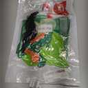 29PC Green Orange Happy Birthday Balloons Banner, 16Inch 3D Aluminum Letter Banner Sign, Green Orange Balloon 18 Inch Star Foil Balloon for Women, Men Party Supply