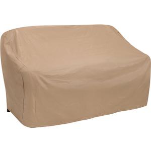Protective Covers Weatherproof 3 Seat Wicker/Rattan Sofa Cover, X Large, Tan - 1124-TN