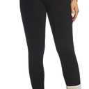 Women Sherpa Lined Leggings Soft Clouds Fleece Tights Winter Warm Thermal Thick Cashmere Pants High Waist (X-Large, Black)