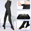 Medical Compression Pantyhose for Women & Men, 20-30mmHg Compression Stockings, Size L