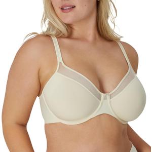 Bali Women's Seamless Underwire Bra, One Smooth U Smoothing Underwire Bras for Women, Convertible Straps, Ultra Light,34DD