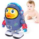 Baby Toys, Electric Space Duck, Electric Music Toy,Electric Toys with Lights and Sounds, Moving Walking Dancing Toys for Toddler (Space Duck)
