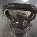 Amazon Basics Cast Iron Kettlebell, 50 Pounds, Black