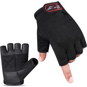Weight Lifting Gloves with Wrist Wrap Support for Men & Women, Workout Gloves for Gym Training, Full Palm Protection, Anti-Slip Grip & Fitness Support, Small