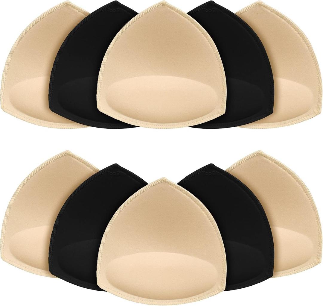 URSMART Bra Pads Inserts, Bra Cups Inserts,Removable Breathable Push up Bra Inserts for Sports Bra or Bikini Tops