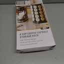 K Cups Holder,K Cup Carousel, Coffee Pods Storage Organizer Stand,New Modern Design, Home or Office Kitchen Counter OrganizerCapacity of 40 Pods, Black