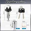 Ignition Switch Lock Cylinder and Door Lock Cylinder Set with Keys Compatible with Chevy C/k Pickup Compatible with GMC C/k Pickup (1995-1997)
