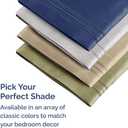 King Standard Pillow Cases Set of 2 - Ultra-Soft Hotel Quality Pillowcase Covers - Comfy, Cozy & Fade Free - Wrinkle Resistant - Machine Washable Pillow Protectors - 2 Piece Set - King Standard Cream