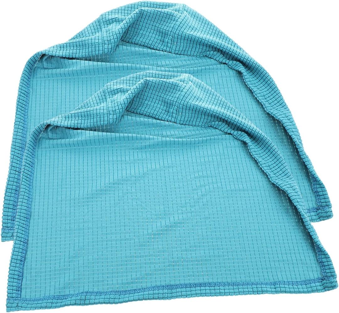 PRETYZOOM Sofa Armrest Covers Stretchable Arm Protectors Protective Covers for Sofa Couch Arm Fit for Office Home (Sky-blue)