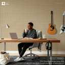 Soon Global Acoustic Wall Panels, Cane Lattice