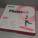 16Pcs Home Pilates Equipment for Women, Pilates Kit with 14'' Pilates Rings, Yoga Ball, Sliding Disks, Pilates Bands & Accessories - Workout Equipment Home Gym Includes Complete Fitness Poster
