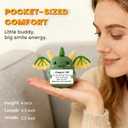 Inspirational Gifts for Women,Cute Mini Crochet Dragon with Affirmations Cards for Home/Office Decor, DragonGifts for Him Her,Motivational Gifts for Birthday Holiday Friends Coworkers