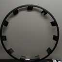 Wheel Rim Protect for Tesla Model Y 21" (2020-2024), Easy-Install Hubcaps Wheel Cover, Scratch-Resistant Car Tire Trim Rings, Stylish Design for Induction Wheels, Matte Black 4Pcs Model Y Accessories