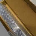 Door Latch Guard Plate 7 with 1 Offset Cover, Satin Nickel, Outswing Door Security Protector Shield, Heavy Duty Version, Door Knob/Deadbolt Latch Protector Plate (1 Pack)