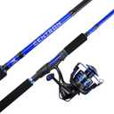 KastKing Centron Fishing Rod and Reel Combo, Spinning & Baitcasting Combos, IM6 Graphite 2Pc Blanks, Stainless Steel Guides with Ceramic Rings, Contoured EVA Handles & Fighting Butt, Spin-6' M, 2000 Reel