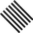 2 x 6 Pcs Snowshoe Straps Kit, Adjustable Skiing Boots Straps Replacement, Snowshoe Bindings for Adult Teen Ski Boot (8.5 Inch-B Style)