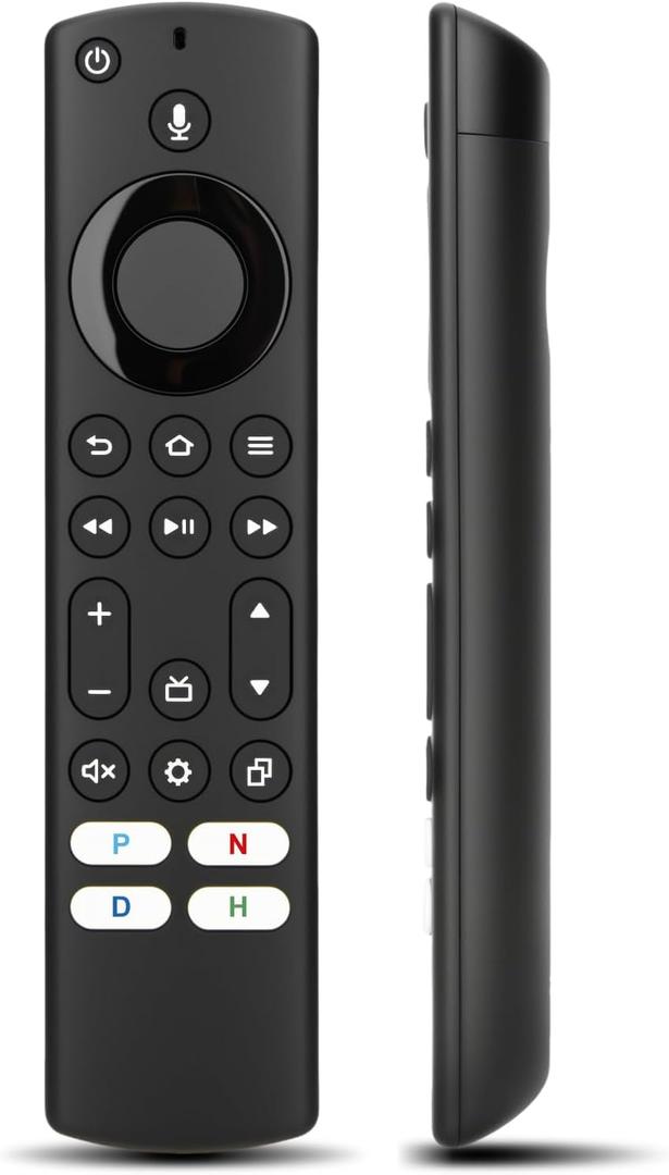 Replacement Remote Control for Fire Smart TV, Compatible with Insignia, Toshiba, Amazon Fire Smart TV