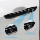 Upgraded Door Handle Cover Compatible for Honda Civic 2021 2020 2019 2018 2017 2016 Accessories Door Handle Protectors for 10th Gen Honda Civic (Glossy Black)