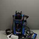 Pressure Washe Touch Screen Adjustable Pressure Power Washer with 4 Quick Connect Nozzles,Inlet Hose & Filter, Foam Cannon for Cars/Fences/Driveways Cleaning (5000 PSI, Blue)