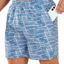 NORTHYARD Mens Swim Trunks 5" Beach Swim Shorts Quick Dry Bathing Suit with Mesh Liner Packable (XL)