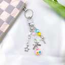2 x Cute Keychains Aesthetic Y2K Star Strawberry Keychains Charms for Women Purse Bag