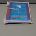 SEYMAC stock Case for iPad 9th/ 8th/ 7th Generation 10.2'', Shockproof with Screen Protector, Pencil Holder [360 Rotating Hand Strap] & Stand, for iPad 10.2 inch 2021-2019 (Purple + Colorful)