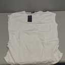 Trendy Womens Summer Tops 2025- Chic Ruched Short-Sleeve Crewneck T Shirts Fashionable Casual Wear (Medium)