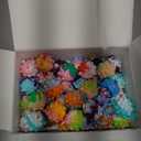 48 Pack Light Up Party Favors for Birthday, Glow in The Dark Party Supplies, Pop Fidget Toys Bulk 3D Stress Ball Toy, Squeeze Toys, Easter Filler, Classroom Prizes Stocking Stuffers for Adults Toddler