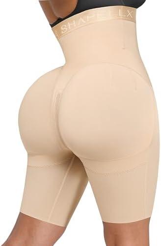 SHAPELLX Shapewear For Women Tummy Control High Waisted Body Shaper Shorts Butt Lifting Shapewear Higher Power Panties XL
