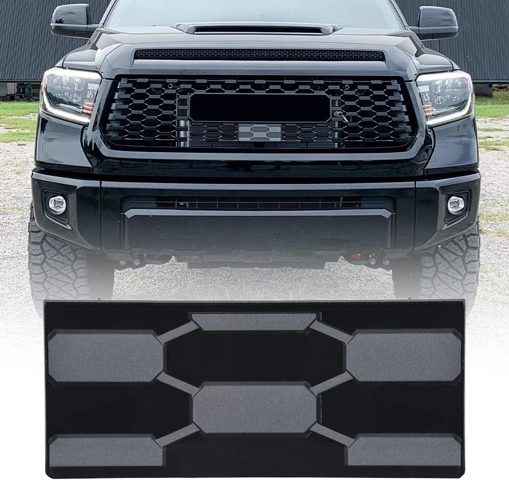 DOOD Front Grille Sensor Cover for toyotaTundra 2018 2019 2020 2021 Trd Pro Tundra Radiator Grill Garnish TSS Front Sensor Cover Replace 53141-34010