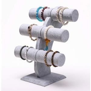 Jewelry Stand Holder Storage Necklaces Three-Layer Bracelet Rack Hanging Bracelets Shelf Bracelet Jewelry Shelf Jewelry Storage Watch Rack Jewelry Display Props
