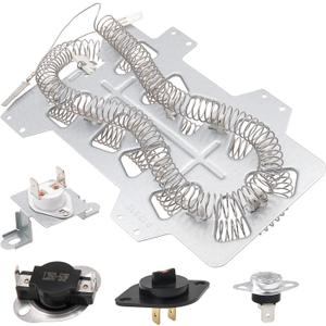 Dryer Heating Element Kit Replace for Samsung DV42H5400EW/A3 DV42H5600EP/A3 DV456EWHDSU/AA DV407AEW/XAA DV409AEW/XAA DV448AEP/XAA DV448AEW/XAA DV433ETGJWR/A1 DV410AEW/XAA DV410AER/XAA