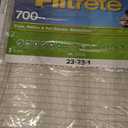 4 x Filtrete 23x23x1 AC Furnace Air Filter, MERV 8, MPR 700, Tough on Pollen, Easy on Airflow, 3-Month Pleated 1-Inch Electrostatic Air Cleaning Filter, 4-Pack (Actual Size 22.69 x 22.69 x 0.81 in)