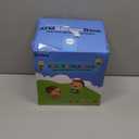 Fishboy ATM Piggy Bank for Kids with Power-Off Memory and Debit Card for Real Money, Onekey Shutdown, Coin Recognition, Target Setting, Bill Feeder, Balance Calculator, Savings Machine Box (Silver/Black)