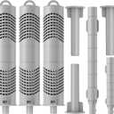 Hot Tub Mineral Silver Ion Cartridge Sticks (3 Gray) for Traditional Spas Care - NOT for Salt/IQ Systems - 12-Month Fresh, Crystal-Clear Water Treatment - Controlled 1.05% Ag+ Release Technology