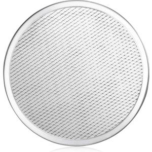 New Star Foodservice 50660 Restaurant-Grade Aluminum Pizza Baking Screen, Seamless, 10-Inch (10-Inch (Pack of 1), Silver)