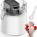 Ice Cream Maker Machine, 1.52 Quarts Ice Cream, Sorbet and Frozen Yogurt Machine, 1.52-Qt Insulated Freezer Bowl, LCD Screen and Timer, Quick Results, Easy to Operate and Clean